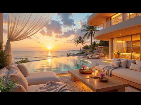 Calming Sunrise Resort with Smooth Jazz – Instrumental Jazz Music to Clear Your Mind
