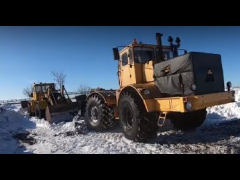 Трактор Кировец. Опять командировка в Кинельский район.