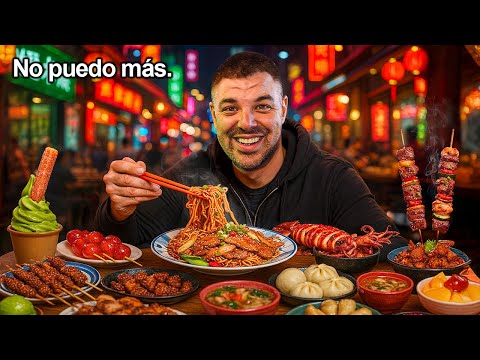 100 HORAS PROBANDO COMIDA CALLEJERA en CHINA 🇨🇳 | Shangai, Pekín y Hong Kong