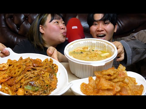 마라탕 마라샹궈 풀토핑 100,000원치 먹방!! (feat.은희선배)