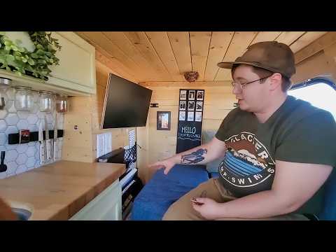 Van Life in a TINY Space: Jaw-Dropping Ford Transit Connect Build!