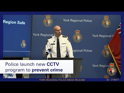 Funding for new video surveillance equipment will help police prevent crime