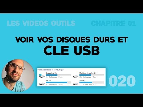 Comment voir mes disques dur, cle usb, disque dur externe dans l'explorateur de Windows