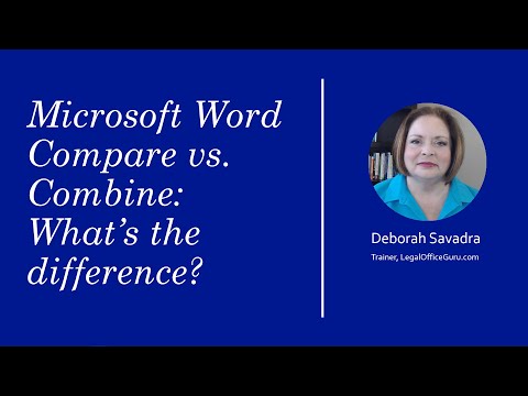 Microsoft Word Compare vs Combine: What's the difference?