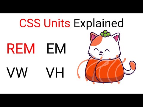 CSS Units [REM, EM, VW, VH, %] explained with examples || CSS 2021 ✨✨
