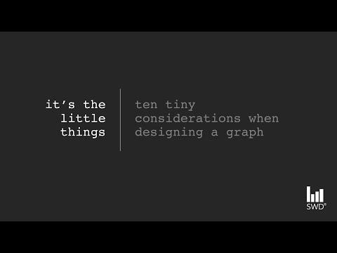 Ten considerations when designing a graph