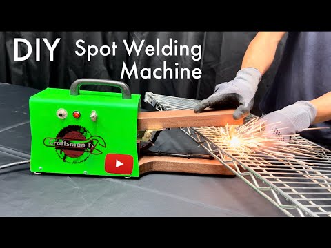 BUILD A SPOT WELDING MACHINE  TO SAVE MONEY
