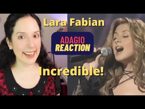 Voice Teacher Reacts to Lara Fabian singing “Adagio”  Reaction and Analysis 🤗