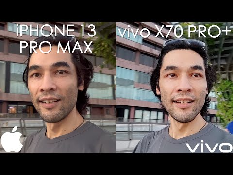 iPhone 13 Pro Max vs Vivo x70 Pro+ - 4k Video Footage Comparison [with Cinematic Mode]