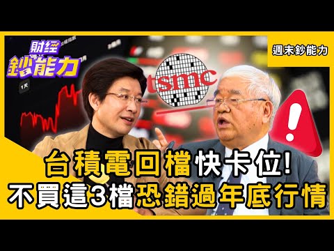 【週末鈔能力】台積電回檔快卡位！不買「這3檔AI股」恐錯過年底行情？ft.杜金龍、林友銘｜趙慶翔 #財經鈔能力