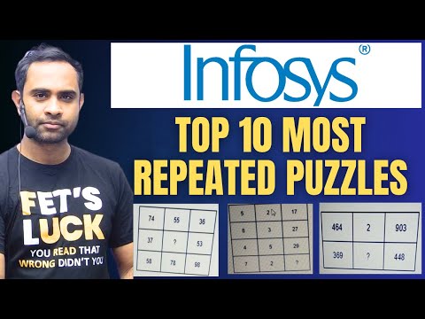 Infosys Puzzle Questions | Previous year Questions |  System Engineer | Top 10 Puzzles