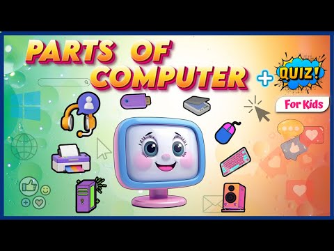 Learn the Parts of a Computer + Quiz | Fun Educational Video