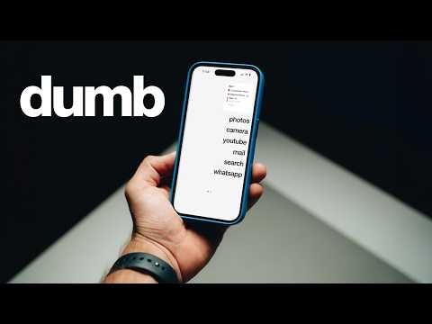 I turned my iPhone into a Dumb Phone so it doesn't ruin my life