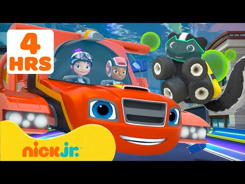Blaze | 4 STUNDEN voller Verwandlungen & Rettungen mit Blaze! | Nick Jr. Deutschland