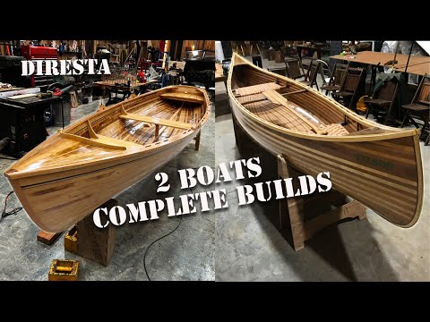 2 Complete Boat Builds: Row Boat & Canoe