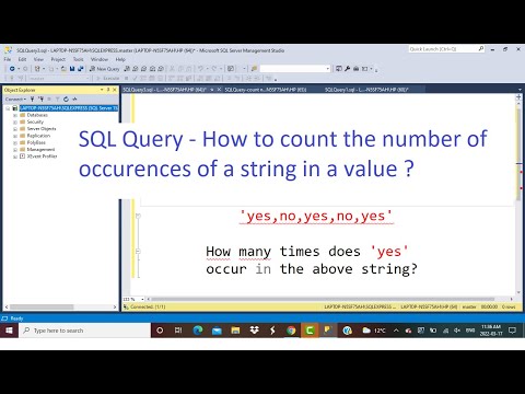 SQL Query | How many times a substring occurs in a value ? | REPLACE | LEN