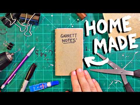 I Made a HOMEMADE Pocket Notebook!
