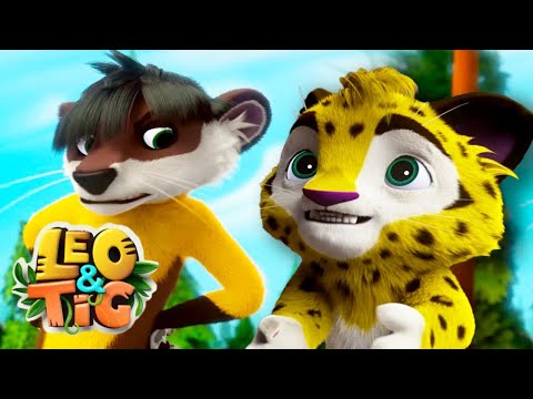 Leo and Tig  🦁  2 hours compilation  🐯  1-10 episodes  🦁  Funny Animated Cartoon for Kids