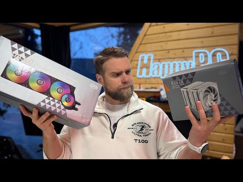 Что лучше, воздух или вода за 5000-6.000₽? Тест охлаждения на примере RZ620 и DA360 Pro 🔥 #HappyPC