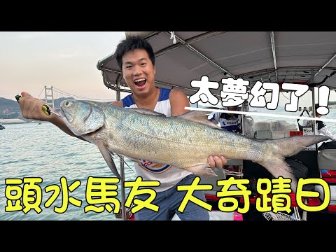 釣魚2023｜青馬大橋釣頭水馬友大奇蹟日！ 這也太夢幻了吧？