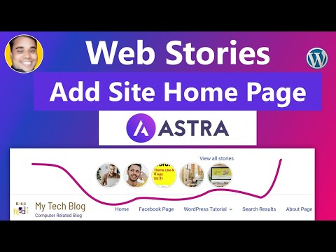 Astra Theme Web Stories | Web Stories Add Website Blog Home Page In Astra Theme In Hindi