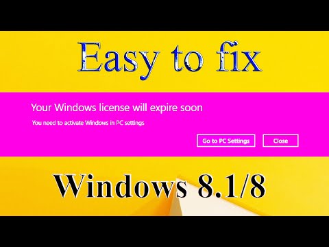 your windows license will expire soon 8.1 | your windows license will expire soon