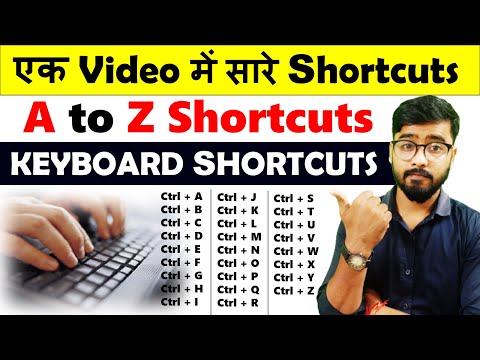 Keyboard a to z shortcut keys | keyboard shortcuts a to z | Keyboard Shortcuts