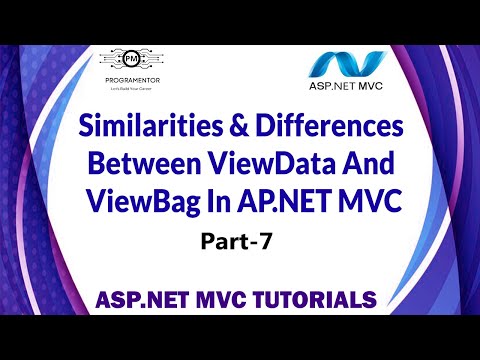 07 | Similarities And Differences Between ViewData And ViewBag In ASP.NET MVC | ASP.NET (Hindi/Urdu)