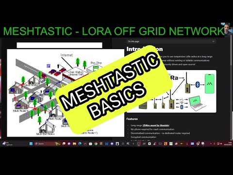 MESHTASTIC - OFF GRID NETWORK " BASICS - NEWBY LEARNING"