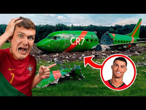 I Found Ronaldo’s Downed Private JET! *not clickbait*