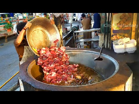 Badami Kabuli Pulao Recipe | Huge Beef Rice Prepared | Full Fire Namkeen Gosht Pulao Recipe