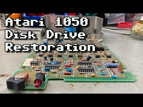 Atari 1050 Disk Drive Restoration