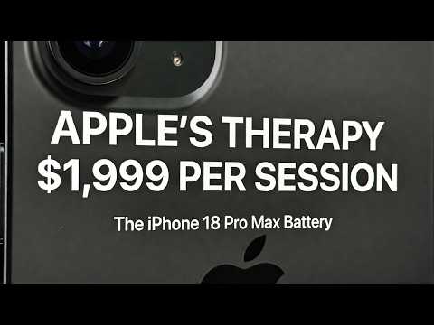 The iPhone 18's Bigger Battery Solves a Problem Apple Created