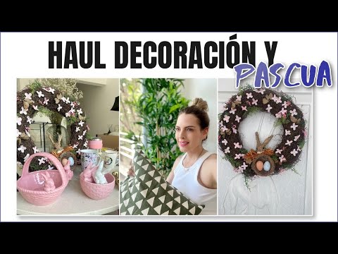 HAUL DECORACION H&M - IKEA - ZARA HOME  Y PREPARANDO LA PASCUA / DANIELA LIEPERT VLOGS