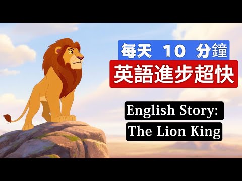 聽故事 | 學英語 | The Lion King | 英文故事 | 英語聽力練習 #learnenglishthroughstory #englishspeakingpractice