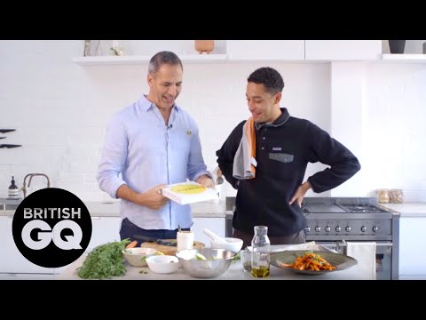 Ottolenghi and Loyle Carner cook delicious vegetarian dishes | British GQ