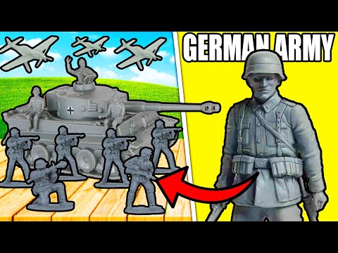 I built the WW2 GERMAN ARMY in Army Men...