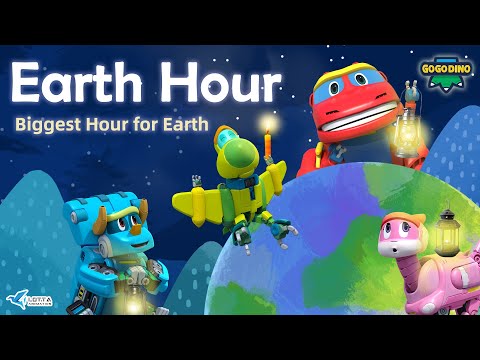 Create the Biggest Hour for Earth 🌎| GOGODINO Earth Hour 2025 Special Compilation | Dinosaur Cartoon