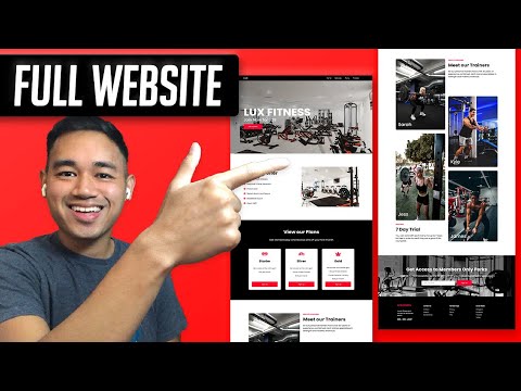 How to Make a Website using HTML CSS Javascript & GSAP - Responsive with Animations