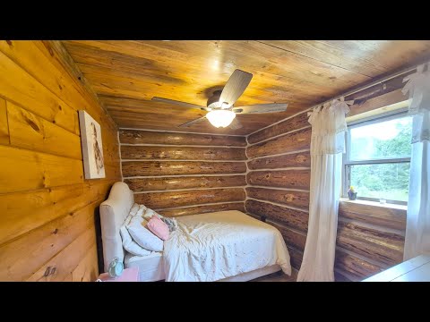 From Rough Logs to Cozy Retreat: Complete Log Cabin Bedroom Build
