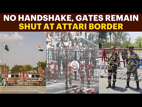 Border Gates Remain Shut During Beating Retreat Ceremony At Attari Border | Wagah Border