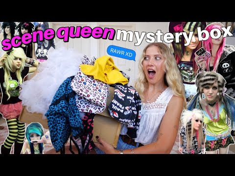 I bought a 2000s SCENE QUEEN thrifted mystery box to live out my glory days