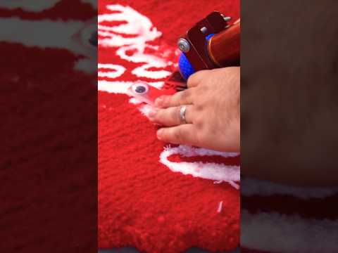 Surprising My Grandpa with a Handmade Rug Part 2 ❤️ #RugTufting#MakingARug #RhodyRugs