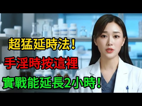每次都秒射？女醫師揭秘：不是你太敏感，是這6個「控精動作」沒做對！ #男性健康 #延時技巧 #早洩 #性生活 #持久 #控精訓練