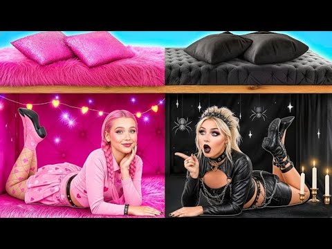 🖤💖真逆すぎる世界観!?😱 ソフトとゴス、同時変身したらこうなった✨