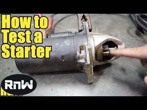 How to Test Your Car's Starter and Solenoid Assembly