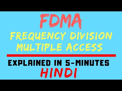 FDMA : Frequency Division Multiple Access (Mobile Communication /Computing) (HINDI)