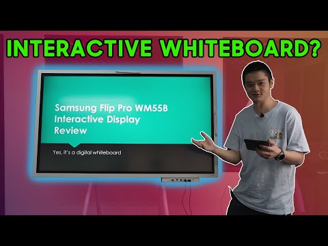 Who is this for? Samsung Flip Pro 55-inch WM55B interactive digital whiteboard review!