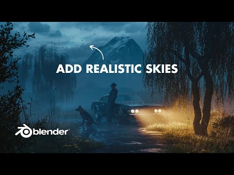 How to add Realistic Skies in Blender