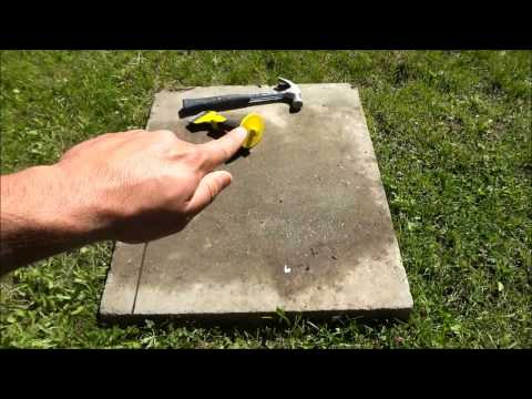 How To Cut A Stone Paver With A Chisel